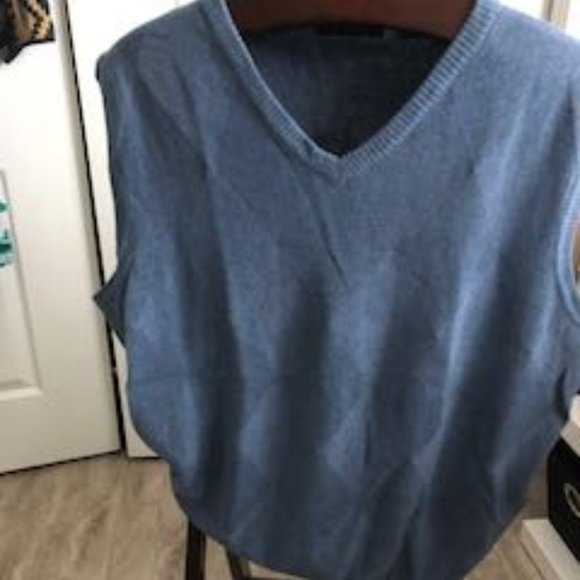 Alan Flusser Other - Men's Blue Diamond Vest Sz L
